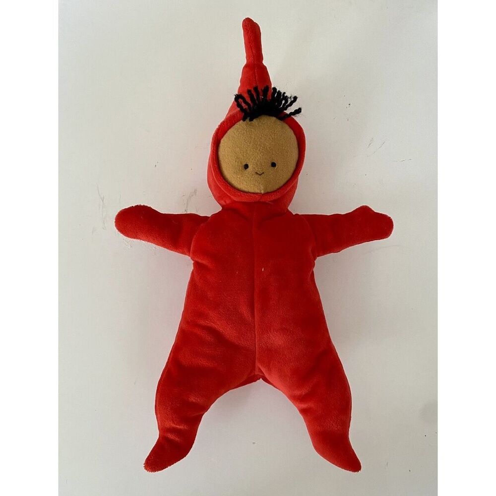 The Snowy Day Peter Doll in Red Snowsuit Stuffed Toy Plush Ezra Jack Keats Story